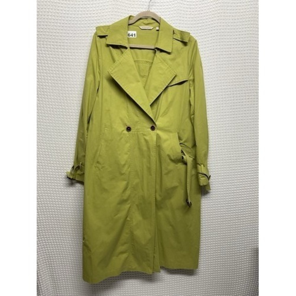 Soft Surroundings Green Fairy Grunge Classic Brixton Trench Coat Women L China